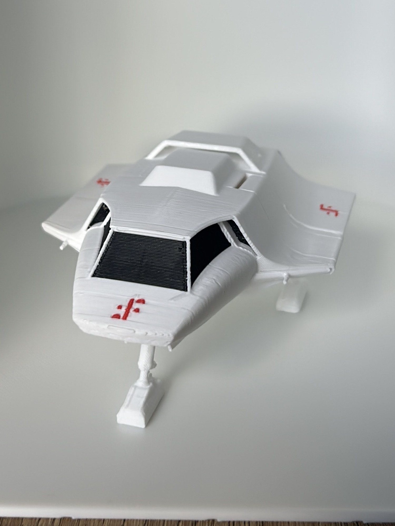 Nave Skyfighter de V de frente